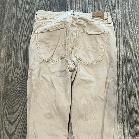 American Eagle Womens High-Rise Jegging Jeans Next Level Stretch Tan Size 4 - Picture 11 of 12